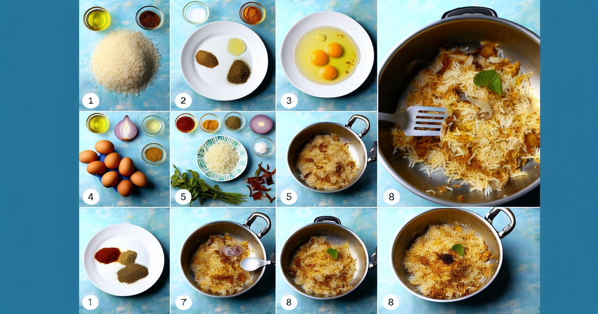 Biryani Egg Recipe: How to Make Delicious Egg Biryani
